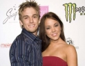 Aaron Carter and Kaci Brown
